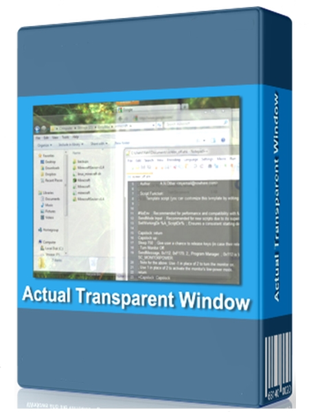 Actual Transparent Window v.8.13.3
