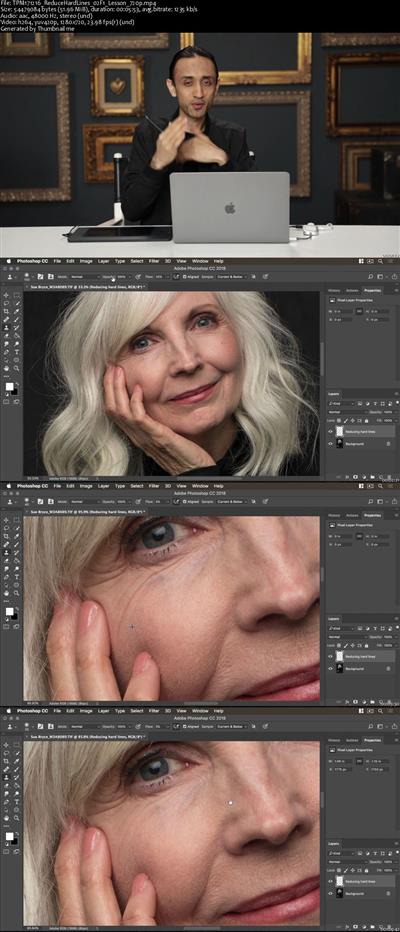 The Portrait Masters - The Retouching Series Reduce Hard Lines