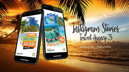 Instagram Stories Travel Agency 3 - Project for After Effects (Videohive)