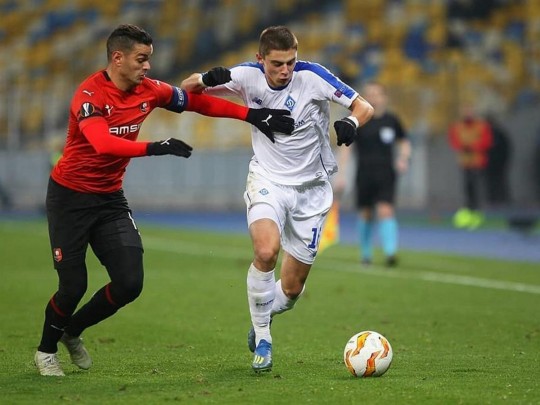 Футболист «Динамо» ввалился в сборную лучших молодых игроков Лиги Европы