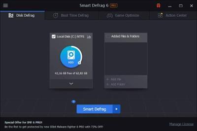 IObit Smart Defrag Pro 6.2.5.129 Multilingual Portable