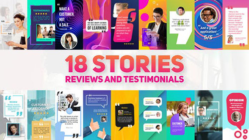 Reviews And Testimonials Insta Pack - Project for After Effects (Videohive)
