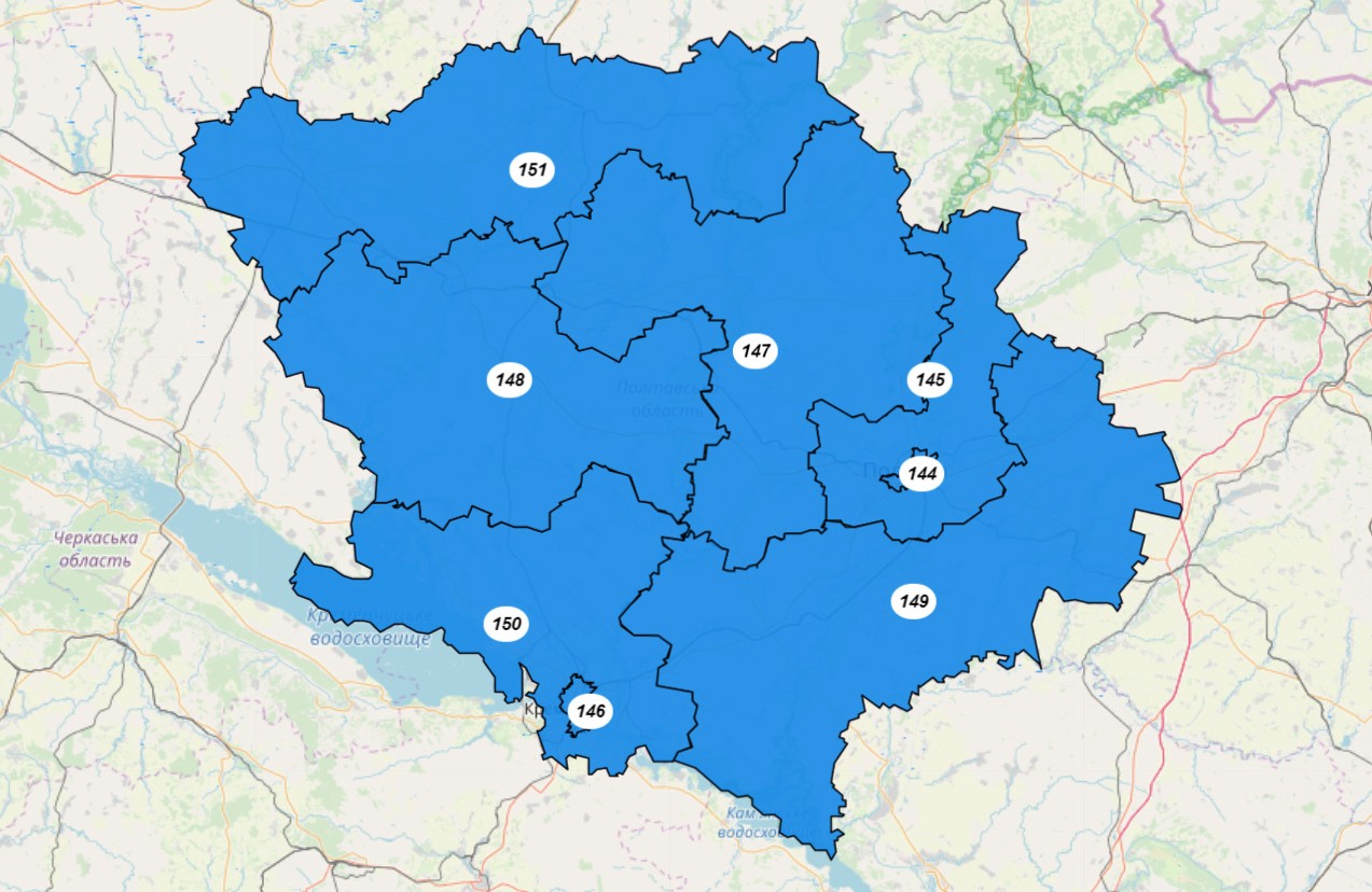 Вісті з Полтави - ЦВК затвердила строй окружних виборчих комісій Полтавської області на парламентських виборах