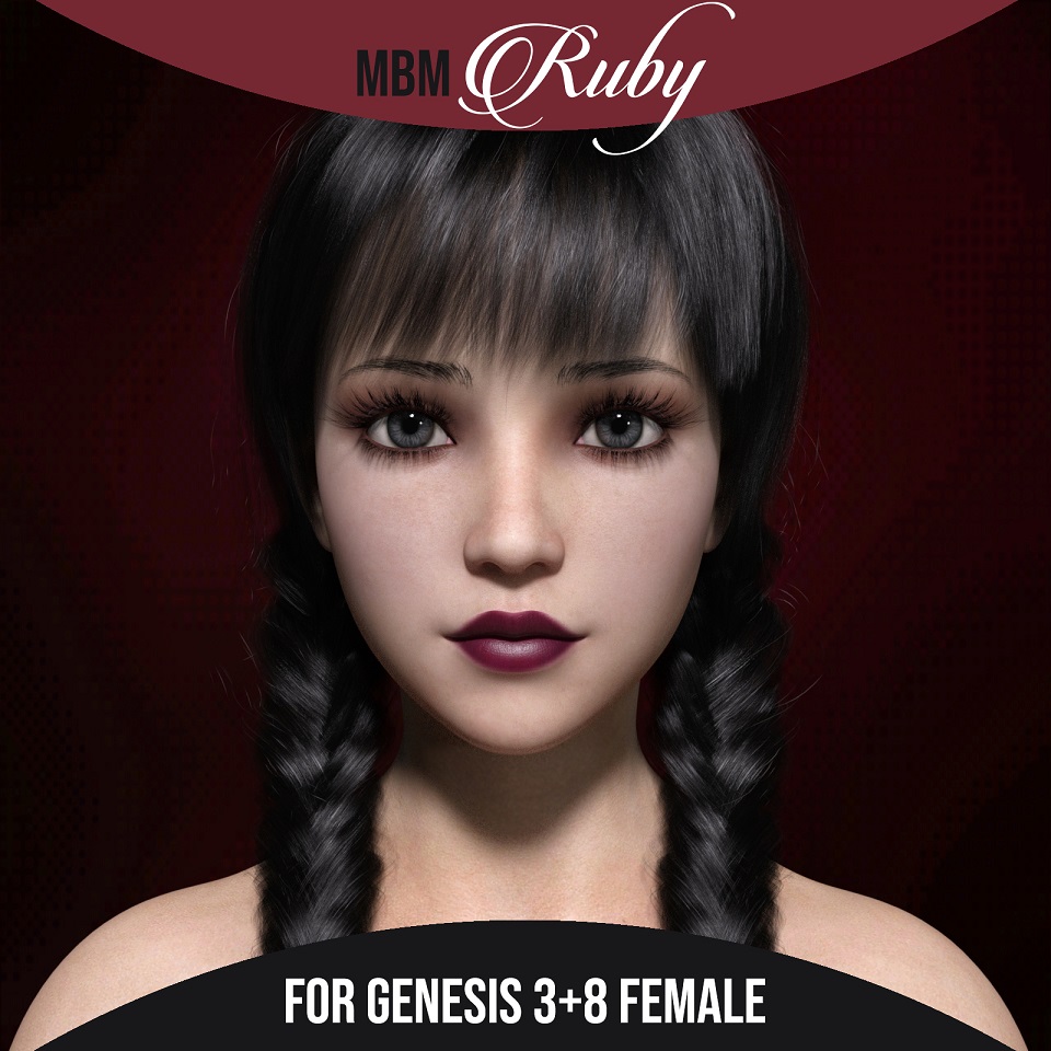MbM Ruby for Genesis 3 & 8 Female