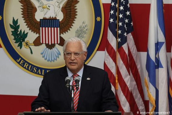 Посол США допускает аннексию Израилем части Западного берега реки Иордан