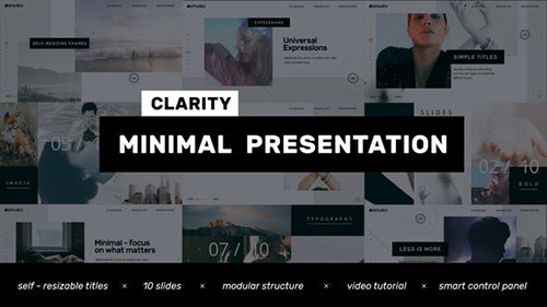 Clarity // Minimal Presentation - Clean Promo - Project for After Effects (Videohive)