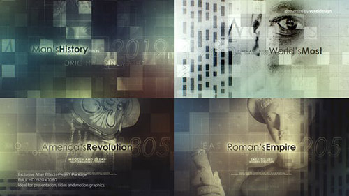 Men's History Timeline - Project for After Effects (Videohive)