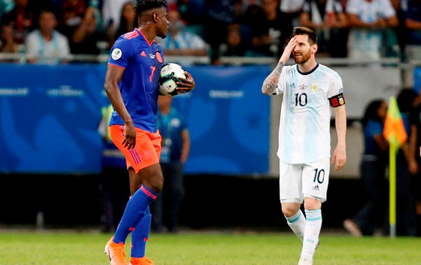 Аргентина проиграла Колумбии свой стартовый матч на Копа Америки