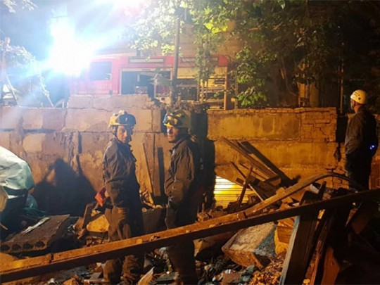 В сеть влетело новоиспеченное фото последствий ночного взрыва в фокусе Киева