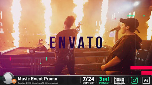 Music Event Promo 21150268 - Project for After Effects (Videohive)