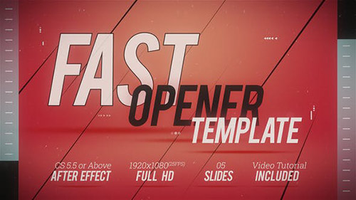 Fast Opener Template 2 - Project for After Effects (Videohive)
