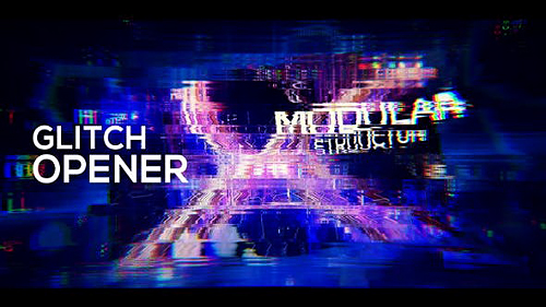Glitch Opener 23248263 - Project for After Effects (Videohive)
