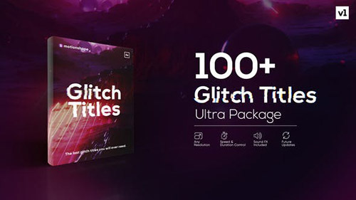 Glitch Titles Pack - Project for After Effects (Videohive)