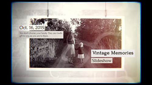 Vintage Memories Slideshow 23354348 - Project for After Effects (Videohive)