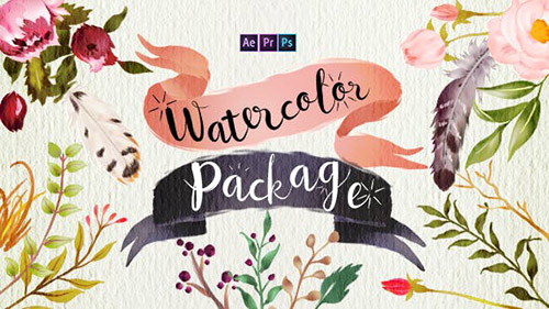 Handwriting Watercolor Package - Project for After Effects (Videohive) 