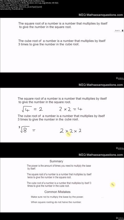 GCSE/IGCSE Maths (9-1) Grade 1 and 2 Topics