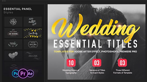 Essential Wedding Titles | MOGRT for Premiere - After Effects & Premiere Pro Templates (Videohive)