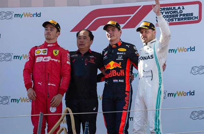Формула-1. Макс Ферстаппен выиграл Гран-при Австрии