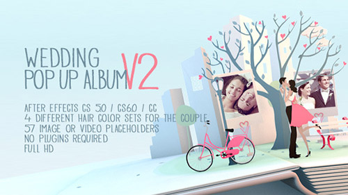 Wedding Pop Up Album | Special Events V2 - Project for After Effects (Videohive) 