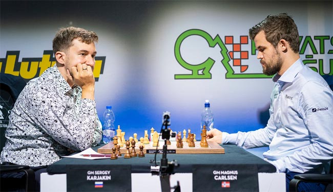 Grand Chess Tour. 2-й этап. Карлсен сыграл вничью с Карякиным, Лижень обыграл Гири и другие результаты