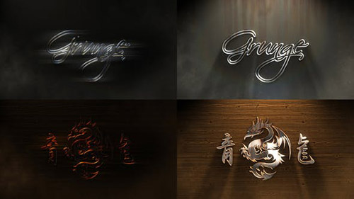 Grunge Metal Logo - Project for After Effects (Videohive)