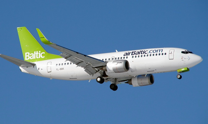 airBaltic будет выполнять рейсы Львов – Рига до гроба октября