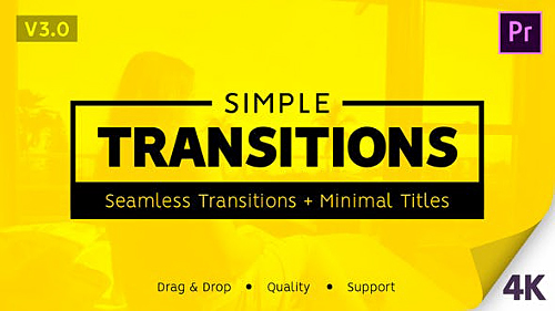 Simple Transitions v.3.0 23015252 -  Premiere Pro Templates (Videohive)