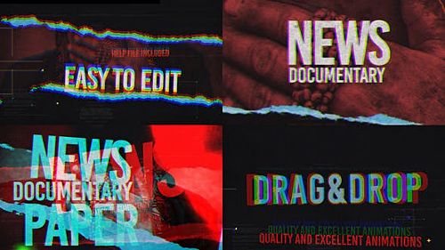 News And Documentary Opener - Project for After Effects (Videohive)