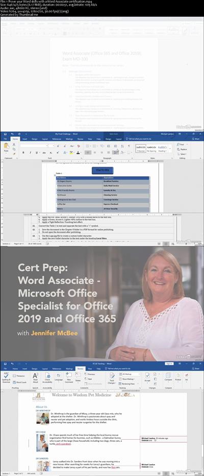 Cert Prep Word Associate - Microsoft Office Specialist for Office 2019 and Office 365