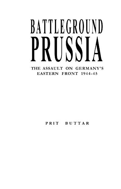 Battleground Prussia- The Assault on Prit Buttar