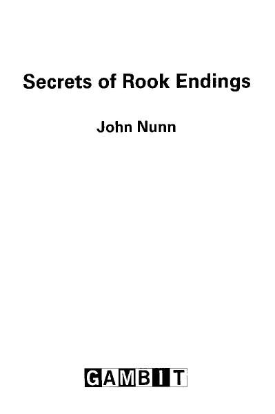 Secrets of Rook Endings