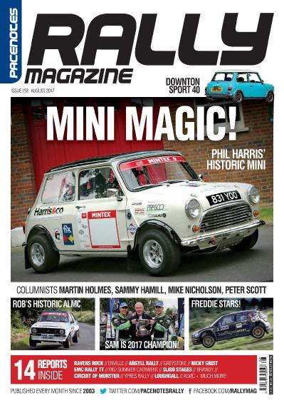 Pacenotes Rally Magazine Issue 158 August (2017)