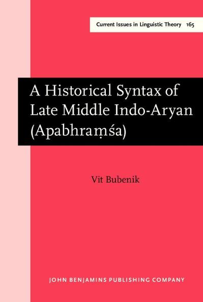 A Historical Syntax of Late Middle Indo Aryan Apabhram 803 347 a